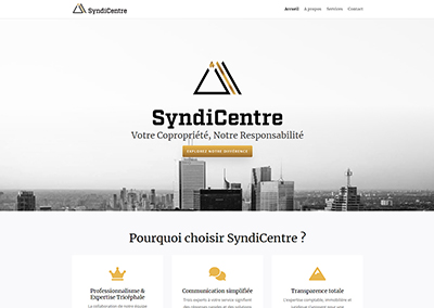 SyndiCentre, expert en gestion de copropriété, offre professionnalisme, communication claire et transparence totale. Site par Arthis Web.