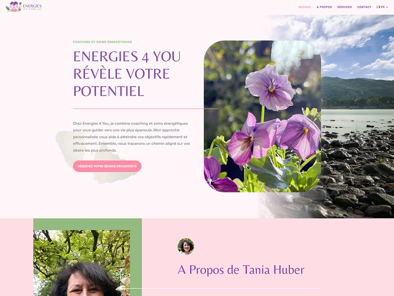 Site WordPress multilingue FR/EN pour Energies 4 You à Uccle